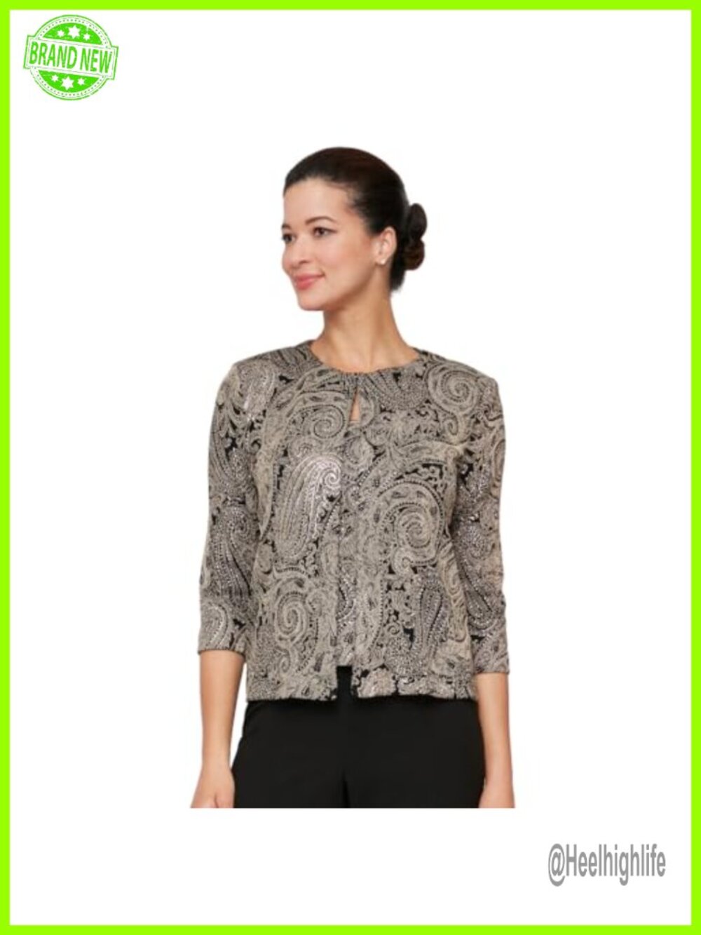 Alex Evenings Jacket and Scoop Tank Top Twinset Petite Regular